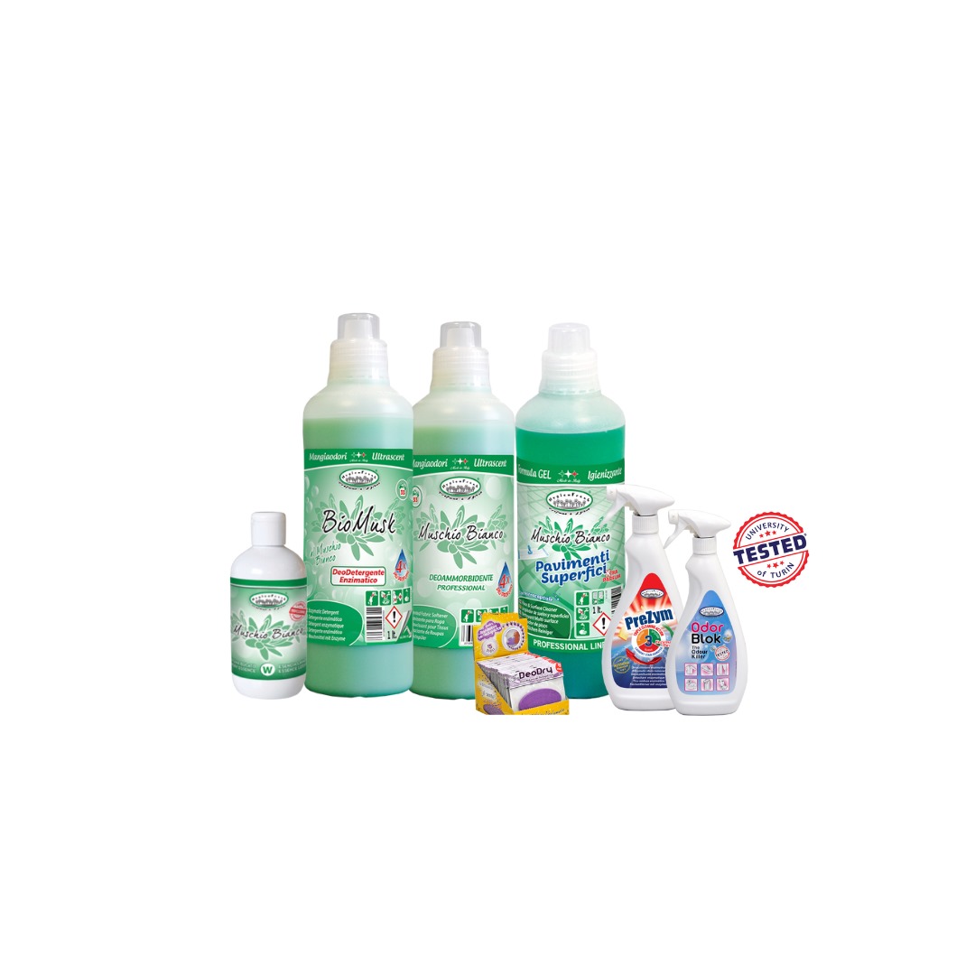 pachet-produse-curatenie Parfumul Curățeniei - Pachet de Curățenie Premium Muschio Bianco - imagine 1